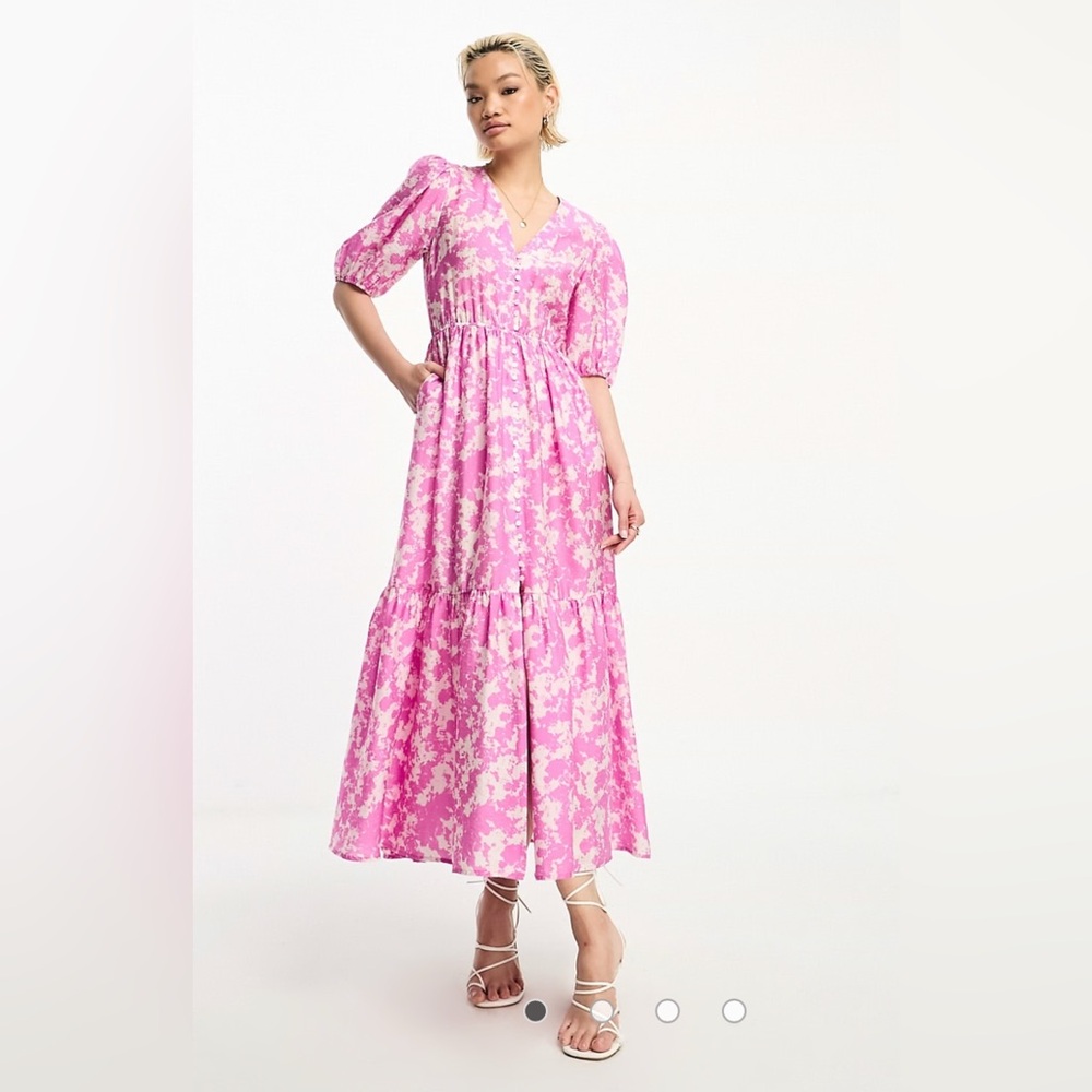 & Other Stories Pink Maxi Dress